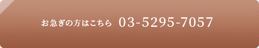 お急ぎの方はこちら 03-5295-7057