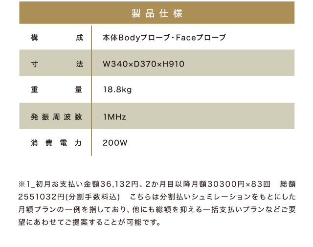 slim move plus製品仕様