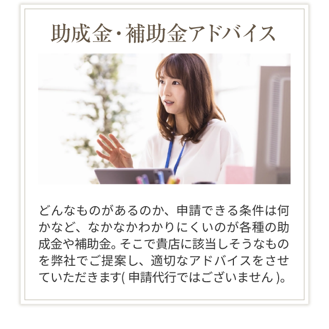 助成金・補助金アドバイス