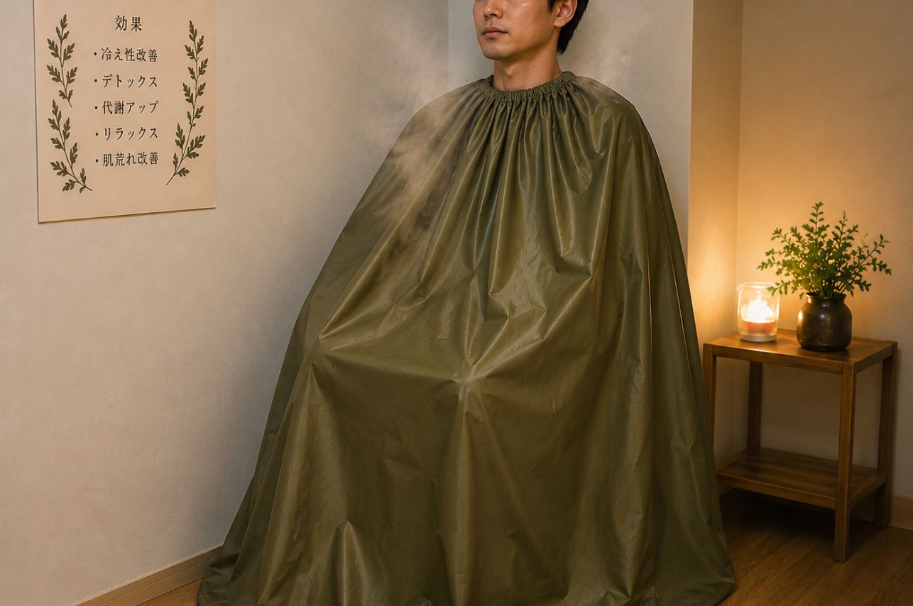 男性向けメニューでも設備とよもぎの品質は重要